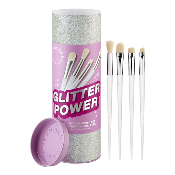 Glitter Power Brush Set - Set mit 4 Augenpinseln, SEPHORA COLLECTION